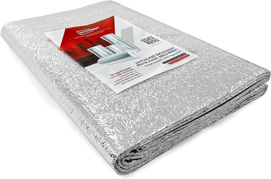 3mm Panelisolatie 40x300cm, Reflecterende Folie voor Radiatoren, Isolerende Mat voor Muurisolatie en Koudebescherming, Warmte-isolatie en Energie-efficiëntie van Merkloos