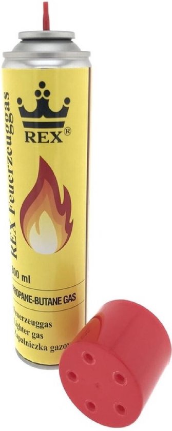 3x Aanstekergas / butaan gas 300 ml - Bus aanstekervulling Rex van REX