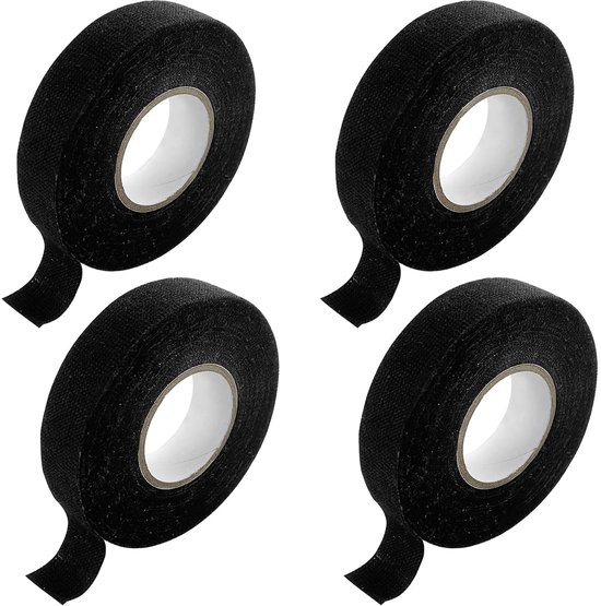 4 banden weefseltape PET-vlies isolatietape (19 mm x 25 m), 60 m