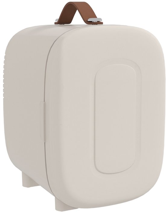 4-Liter Minikoelkast – Compacte Koelkast – Koelen & Verwarmen – Fluisterstil – 9V/240V – Ideaal voor huidverzorging & dranken – Dubbele koel-/verwarmingsfunctie – Wit