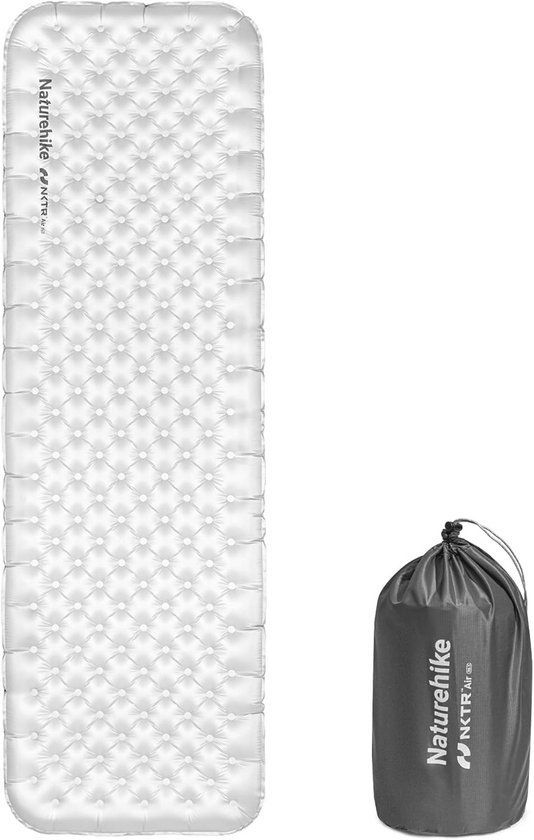 4-Seizoenen Campingmat 10 cm Dik, Zelfopblaasbaar, Ultralicht, Isolatie 6,5 R, met Zijwanden van Merkloos