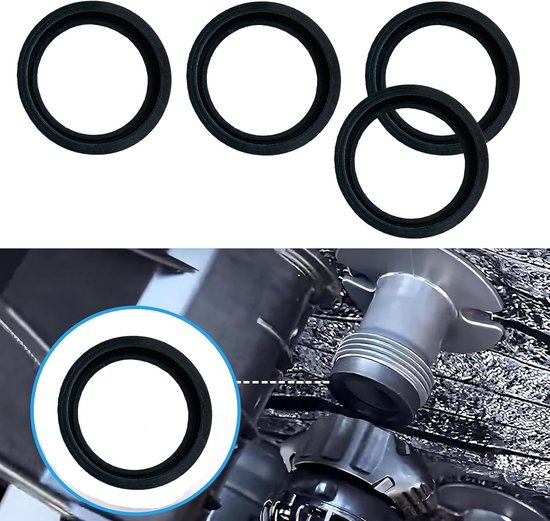 4 Stuks Afdichtingen (Inlaat/Uitlaat) voor Pure Spa Bad - Lekkage Vrij en Eenvoudig te Installeren van Merkloos