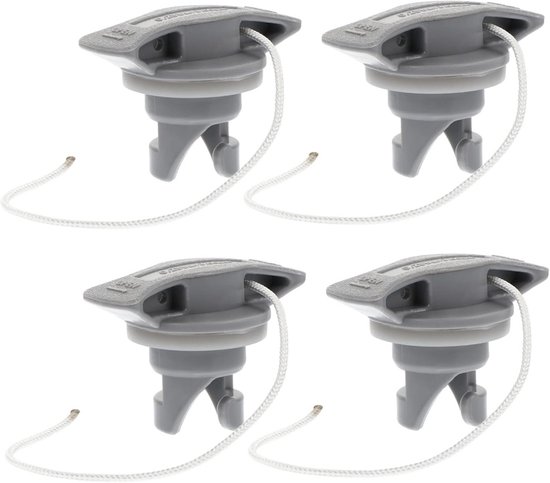 4 Stuks Kajak Luchtventielafdekking voor Opblaasbare Matras en Rubberboot - Voorkom Luchtverlies