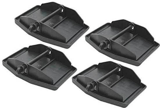 4 XL Steunplaten voor Caravans en Campers - Ideaal voor Zachte Ondergronden