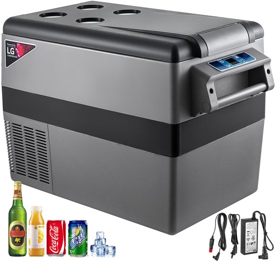 40L Draagbare Auto-Vrieskist, Mini Koelkast, 45W, 12V AC/DC, Voor Thuis en Buiten van Alpicool