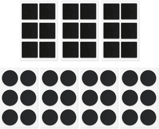 42-delige Zelfklevende Fietsbanden Reparatieset - Zonder Lijm, Rond & Vierkant, voor Alle Banden van Merkloos