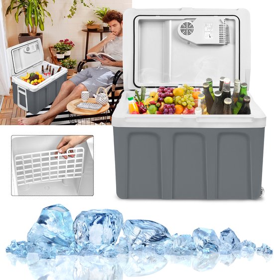 48L Cool Box Mini koelkast Thermo -elektrische opwarming Koeltas met handvat van Tristar
