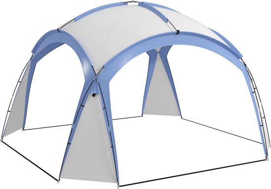 4goodz Event Shelter 3,5x3,5m Paviljoen Winterbestendig - Partytent Blauw van Merkloos