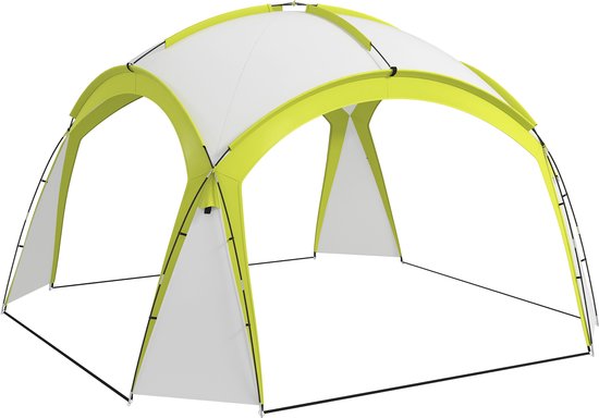 4goodz Event Shelter 3,5x3,5m Paviljoen Winterbestendig - Partytent Groen van Merkloos
