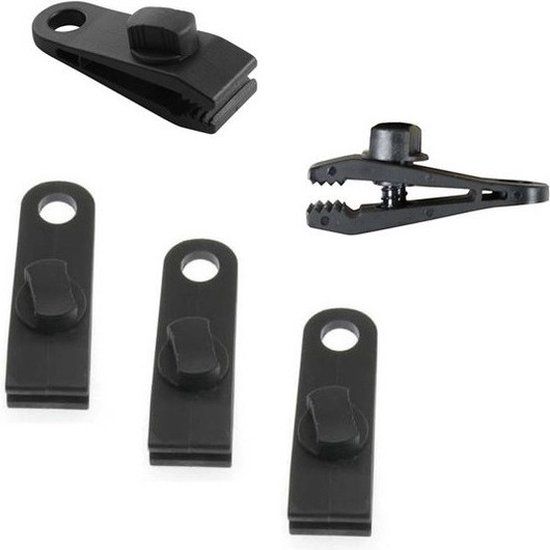 4x Zeilklemmen / zeilclips van kunststof - dekzeil / afdekzeil klemmen van Nifty50