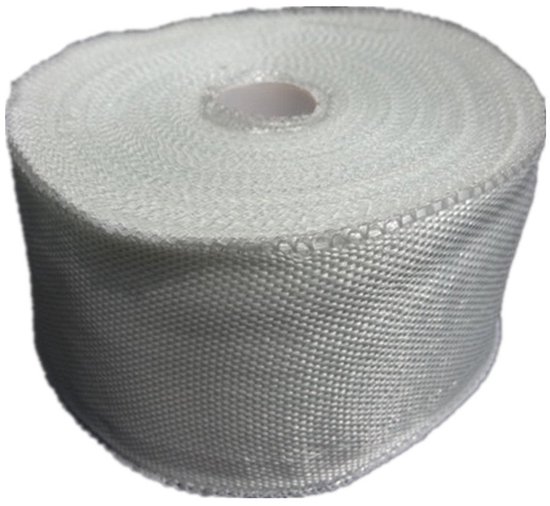 5 cm breed, glasvezel, effen weefsel, reparatiestof, 21 meter