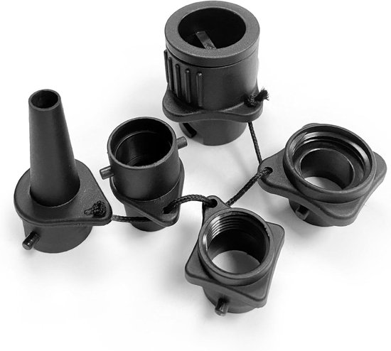 5-delige pompadapter voor opblaasbare boot, SUP-luchtpompadapterset, opblaasbaar adapter opzetstuk voor paddleboards, opblaasbare boten, kajaks van Merkloos