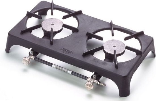 5 KW dubbele brander camping gaskooktoestel. van Cadac