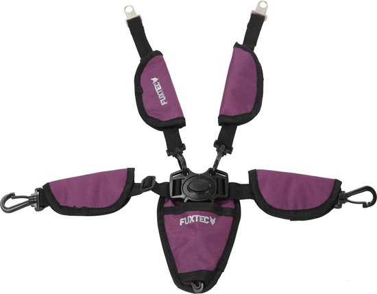 5-punts veiligheidsgordel paarse trolley - FUXTEC - Premium Cruiser van FUXTEC