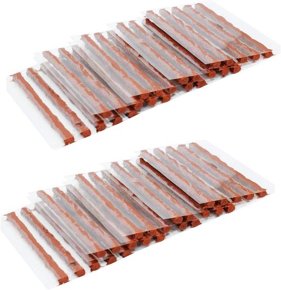 50-Delige Bandenreparatieset voor Auto, Scooter en Motorfiets - Universeel Noodreparatieset van Merkloos