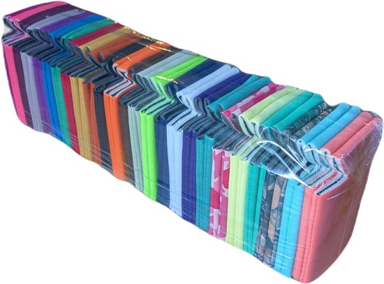 50 koelhoudhoesjes in willekeurige kleuren - Isolatiehoesjes voor 33cl blikjes