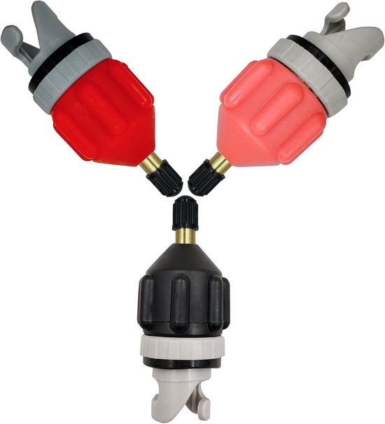 51buyoutgo 3Pcs Sup Paddle Board Inflator Luchtpomp Adapter Adapter Bijlagen Voor Inflatables Kajak Boot Stand Up Paddleboard Sup Paddle Board Accessoires van Merkloos
