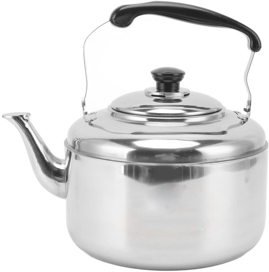 5.5L Tea Kettle, Large Capacity Stainless Steel Comfortable Grip Whistling Tea Kettle for Gas Stove Induction Cooker
