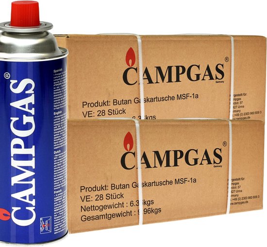 56x Kookstel gasflessen butaan gas - 56 stuks a 227 gram - gasbus navulling |NIET GESCHIKT VOOR ALLE SOORTEN ONKRUIDBRANDERS!!! van CAMPGAS