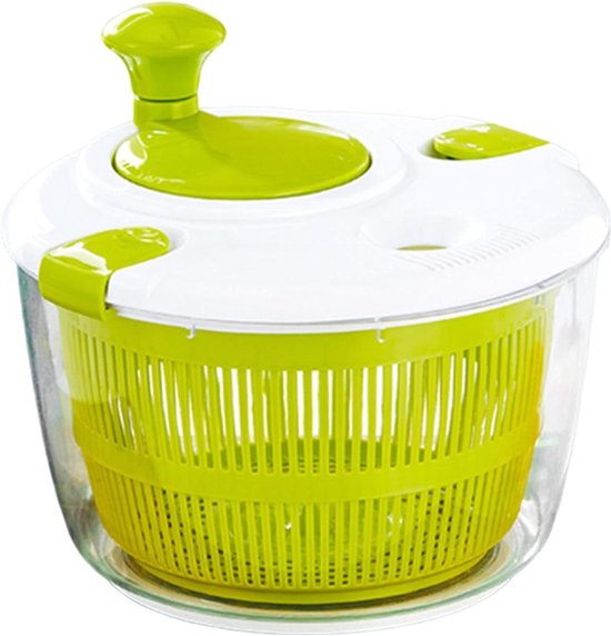 5L Keuken Salade Spinner - Groente Wasmachine Afdruiprek Zeef - Wassen Drogen Groenten Fruit van Maison & Kitchen