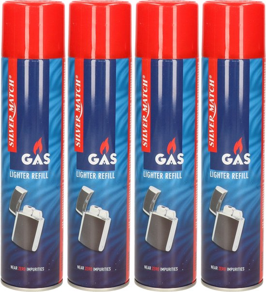 5x Aanstekergas / butaan gas 300 ml van Huismerk