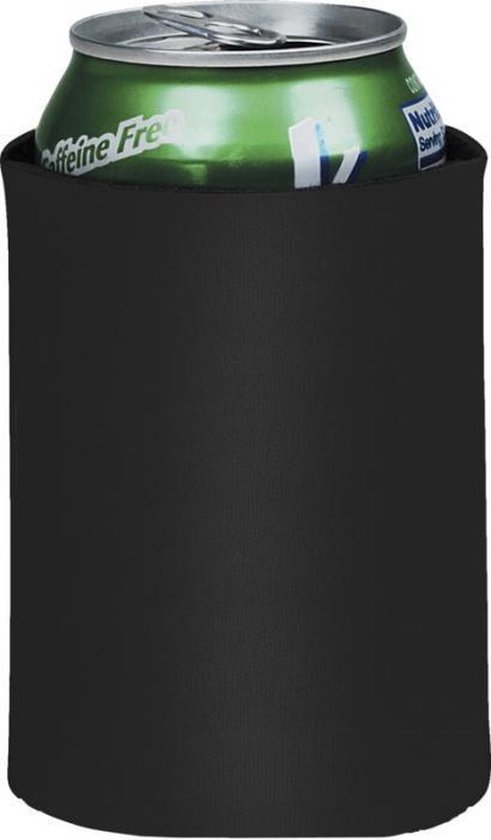 *** 5x Blikjes Koeler Koelhoud Hoesjes - Zwart - Voordeelpakket/Frisdrank/Bier Blikjes Koelhouden - van Heble® *** van Heble®