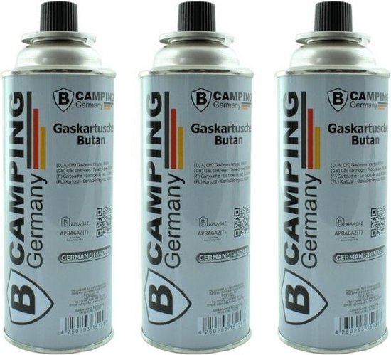 5x stuks butaan gasflessen gasvulling 227 gram van Benson