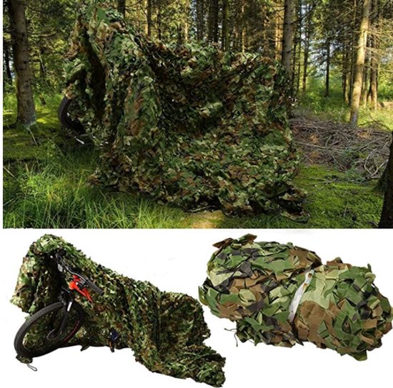 5x2 meter camouflage net groen van MFH
