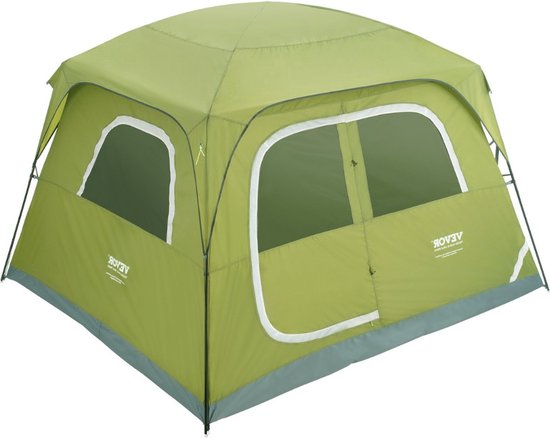 6 persoons familietent - Kamperen & outdoor - Instant setup inclusief handige draagzak - Kampeertent - Kampeer Tent