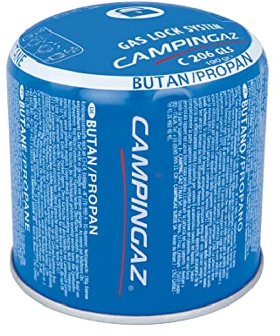 6 x 190 g Pierceable Cartridges met Gas Lock System voor Camping