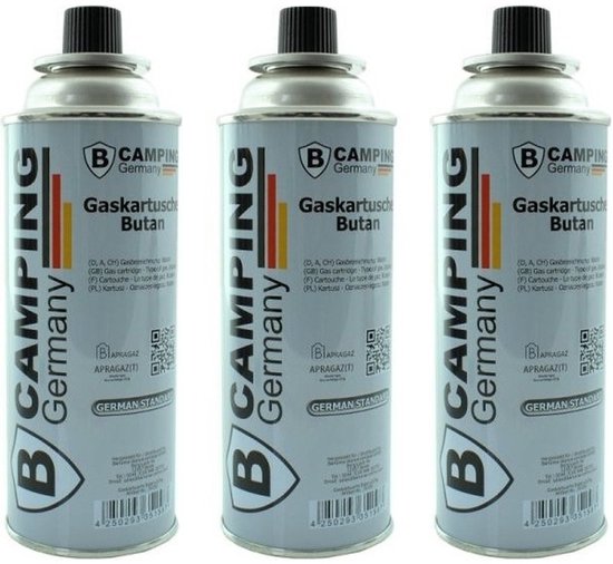 6x stuks butaan gasflessen gasvulling 227 gram van Benson