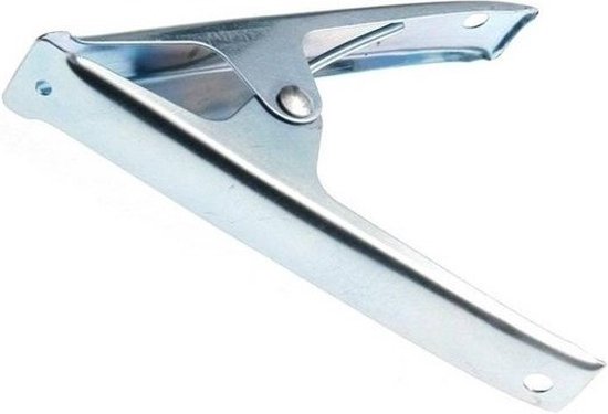6x Zeilklem/zeilclip van metaal 10 cm - Klemmen/clips voor dekzeilen van Detex®