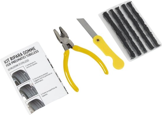 7-Delige Tubeless Banden Reparatieset voor Auto, Motor en Scooter van Merkloos
