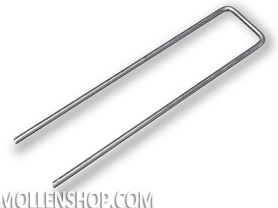 750 stuks Gronddoekpen(nen), kunstgraspen(nen), worteldoekpen(nen) Ø3mm - 5 cm breed en 20 cm lang van GARD&CARE