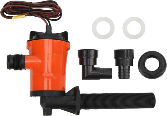 800GPH Livewell Pomp - Bait Tank Aerator - 12V Onderwater Cartridge Boot Bilge Pomp voor Marine van Merkloos