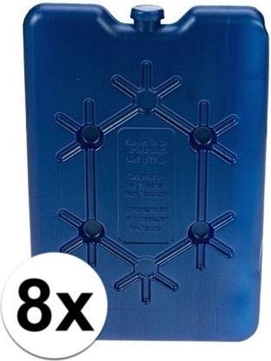 8x platte koelelementen 16 cm van Campart