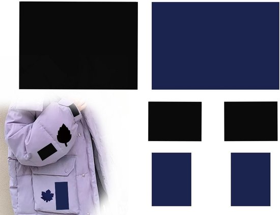 8x Zelfklevende Reparatie Patches voor Kleding en Tenten - Waterdicht Nylon