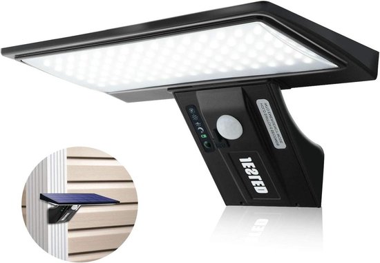 90 LED Super Bright Outdoor Solar Light with Motion Sensor - 4 Modes, Waterproof, Battery Replaceable van Aootek