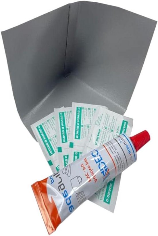 Aanhangwagenzeil Hoeken Reparatieset - Vrachtwagenzeil Reparatie Kit - Zeil Snel Repareren - UV-Bestendig Waterdicht Materiaal van Merkloos