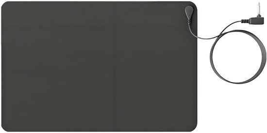 Aardingsmat - Geleidend deken - Balans bevorderen - Antistatische eigenschappen - 40x60cm - Zwart