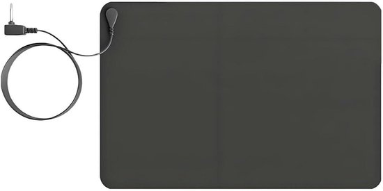 Aardingsmat - Geleidend Laken - Ontspanning Bevorderen - Lichtgewicht en Compact - 40x60cm - Zwart
