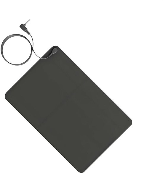 Aardingsmat Voeten - Geleidend Matras - Welzijn Bevorderen - Natuurlijke Energiestroom - 40 x 60 cm - Zwart
