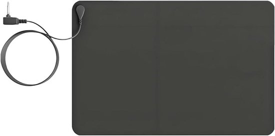 Aardingsmat Voeten - Geleidende Mat - Ontspanning Bevorderen - Antistatisch Effect - 46x68cm - Zwart