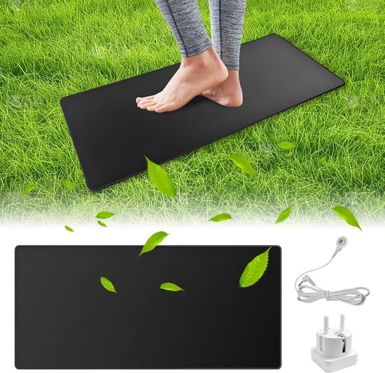 Aardingsmat Voeten - Grondplaat Set - Ontspanning Slaap - EU Veiligheidsdraad - 30x100cm