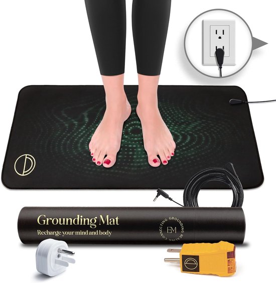 Aardingsmat - Wellness mat - Slapen en werken - Universele starterkit - 74x33 cm