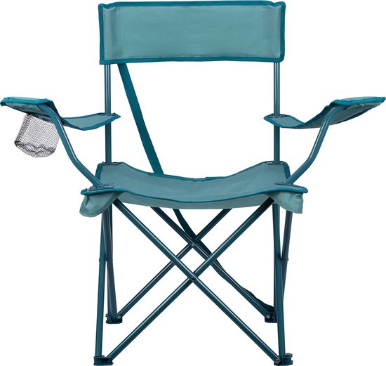 Abbey Camp Campingstoel - Vouwstoel - Lichtblauw - Draagtas - 100 KG