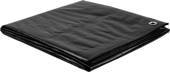 Abbey Camp Gronddoek Waterdicht - 600 x 300 cm - PE Grondzeil - Met Metalen Ringen van Merkloos