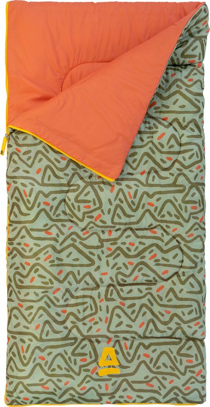Abbey Camp Kinderslaapzak - Dekenmodel - Groen - 140x70cm - Koppelbaar van Abbey Camp