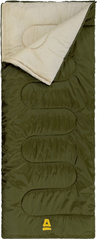 Abbey Camp Slaapzak - Dekenmodel - Groen - 210 x 85 cm - Extra ruim van Abbey Camp