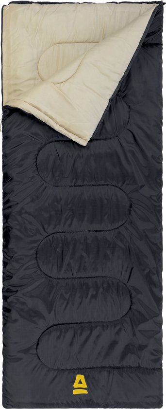 Abbey Camp Slaapzak - Eco/Recycled - Dekenmodel - Grijs - 210 x 85 cm van Abbey Camp